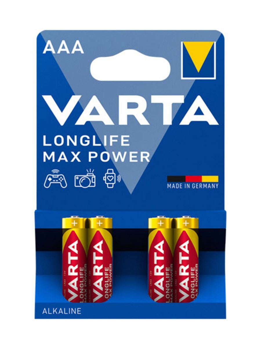 Батарейки Varta Max T. AAA Bli Alkaline, 2 шт. (4703101412) - фото №13