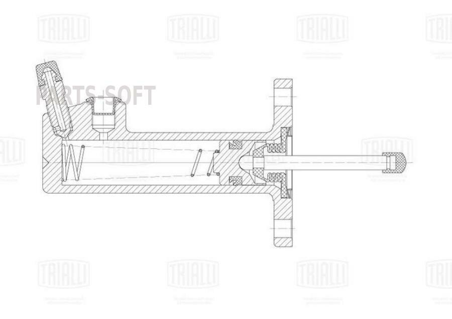 TRIALLI CF922 Цилиндр сцеп. для а/м VW Passat B3/B4 (88-)/Transporter T4 (90-) (рабо