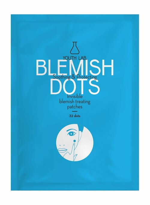 YOUTH LAB Blemish Dots Патчи локального применения для жирной и проблемной кожи лица, 32 шт