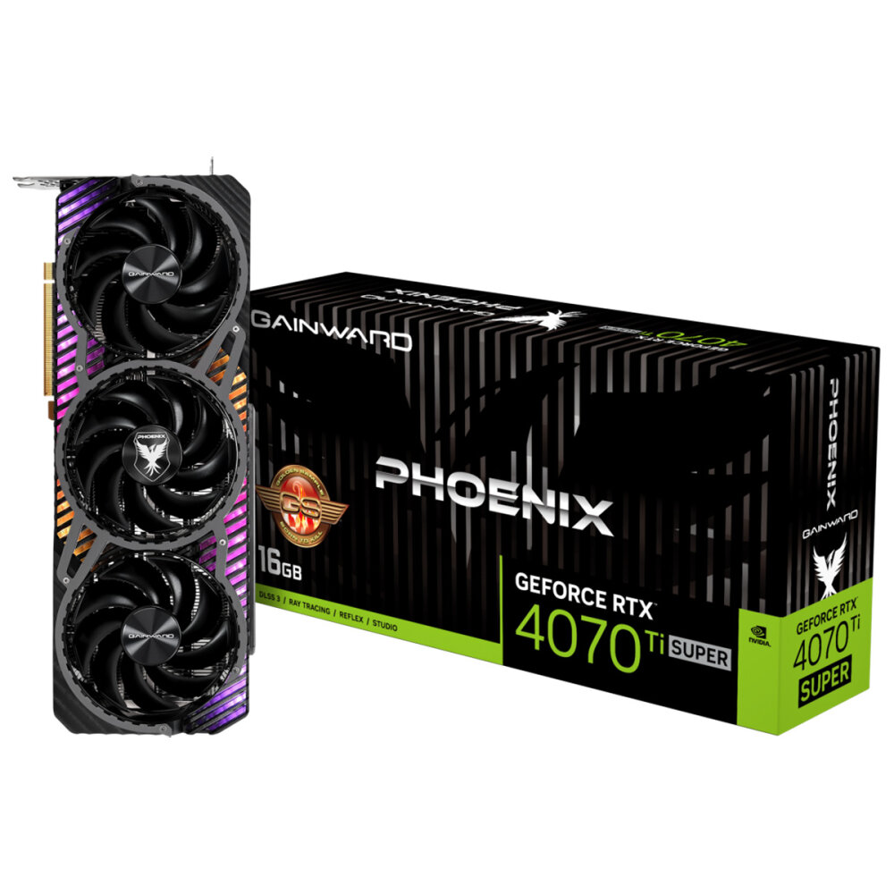 Gainward RTX4070Ti SUPER PHOENIX GS 16GB GDDR6X 256bit 3-DP HDMI