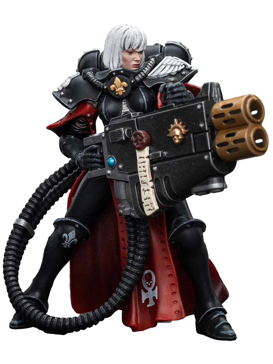 Фигурка JOYTOY Warhammer 40K Adepta Sororitas Retributor with Multi-melta 1:18