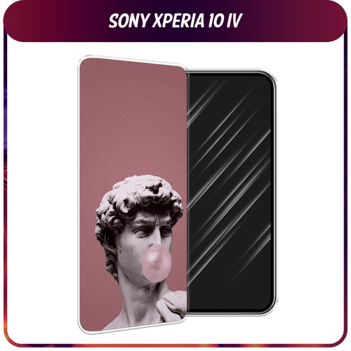 Силиконовый чехол на Sony Xperia 10 IV / Сони Иксперия 10 IV Modern David силиконовый чехол на sony xperia 10 iv сони иксперия 10 iv попа авокадо прозрачный