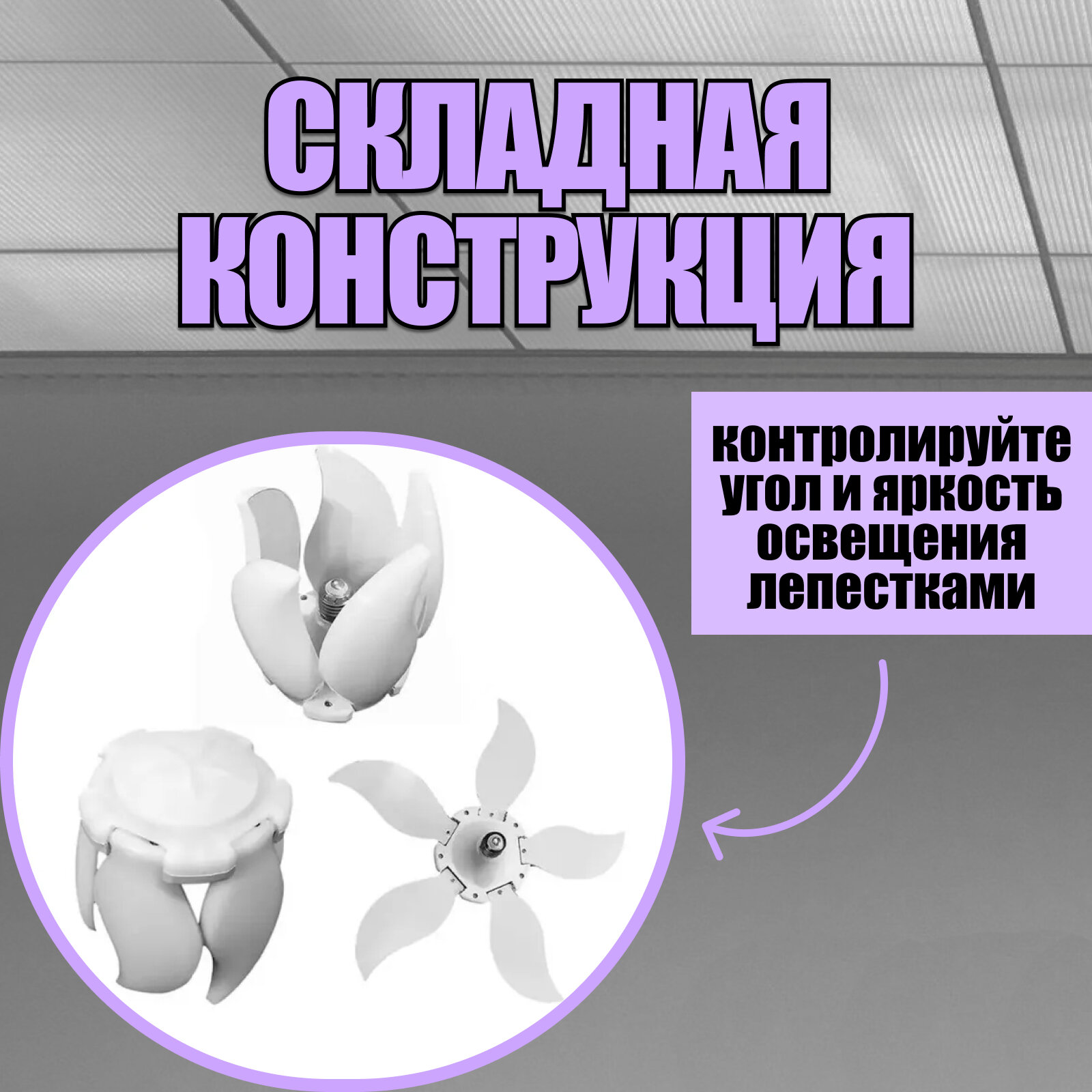 Обзор: Люстра потолочная светодиодная подвесная / Лампочка вкручивается в патрон / светильник потолочный / лампа LED E27 80w