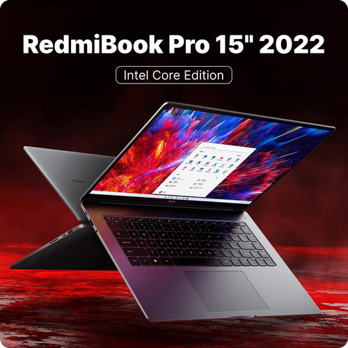 156 Ноутбук Xiaomi RedmiBook Pro 15 90 Гц 3200х2000 Intel Core i5-12450H 33 ГГц RAM 16 ГБ SSD 1024 ГБ Intel UHD Graphics Windows 11 Pro русская клавиатура 8949000₽