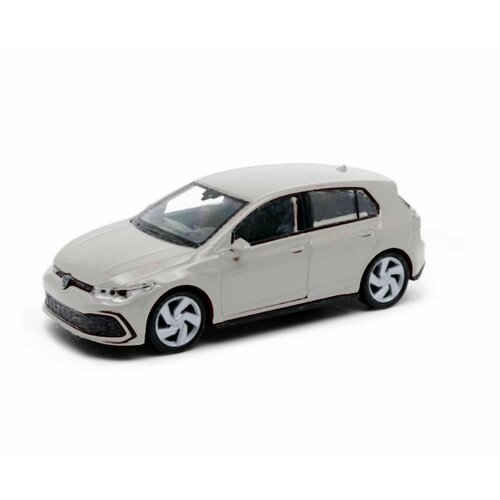 Машинка WELLY 1:38 Volkswagen Golf 8 GTI Белый пруж. мех. машинка volkswagen the beetle красный модель машины 1 38 с пружинным механизмом