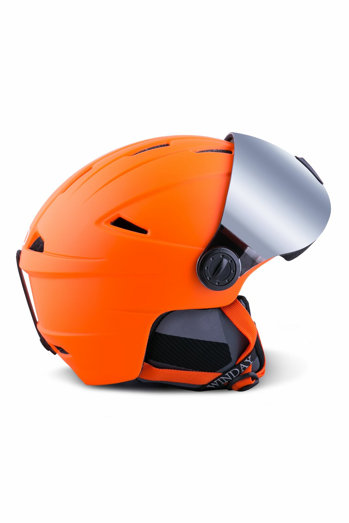 Шлем защитный горнолыжный WinDay, оранжевый, 58