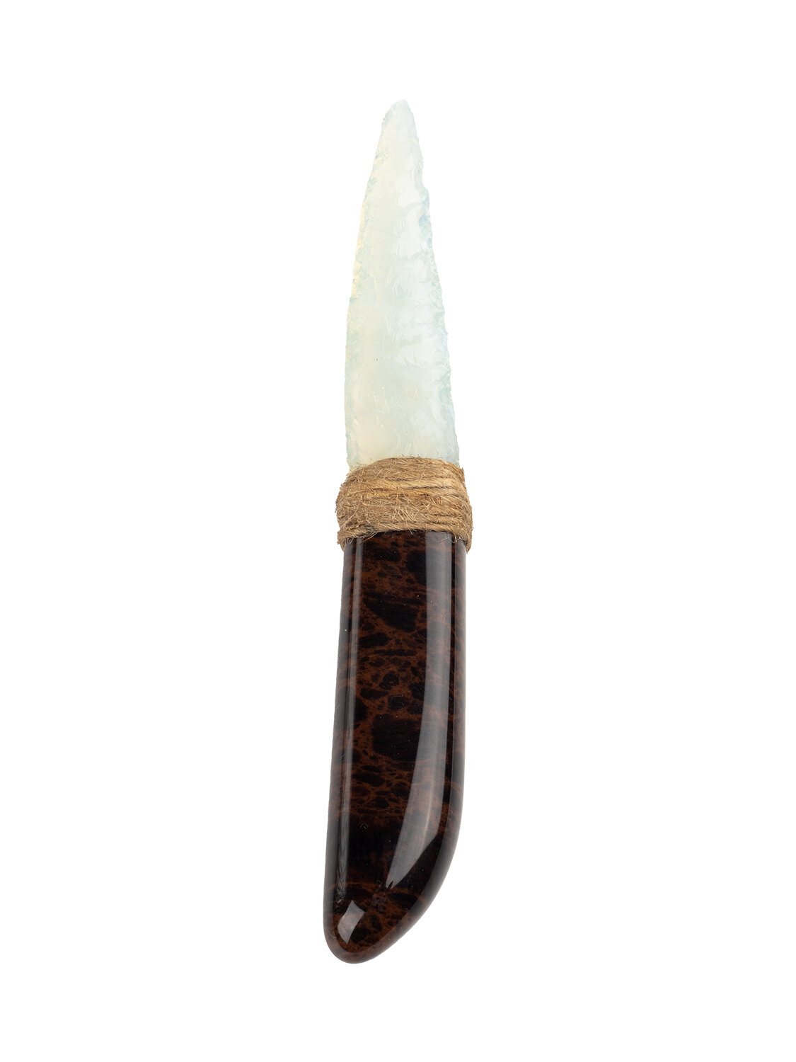 Сувенирный нож Атам из Обсидиана 16,5 см, коричневый