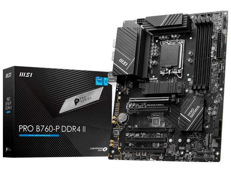 Материнская плата MSI PRO B760-P DDR4 II (LGA1700, ATX)