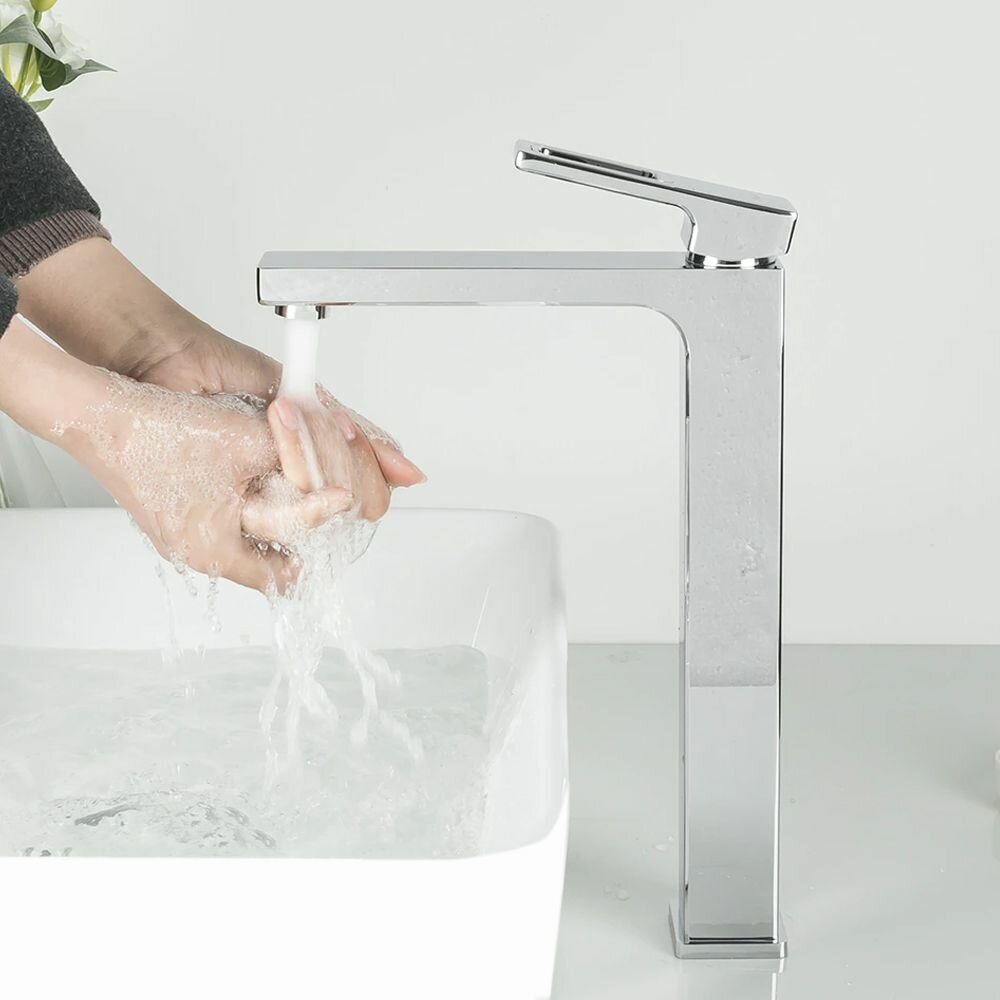 Смеситель для ванны Gappo G1018-2 серебристый