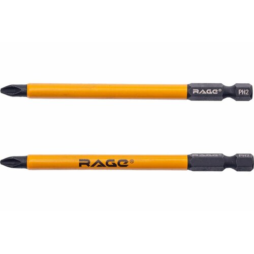 Бита Vira Rage (554136) PH2 магнитная 100 мм (2 шт.)