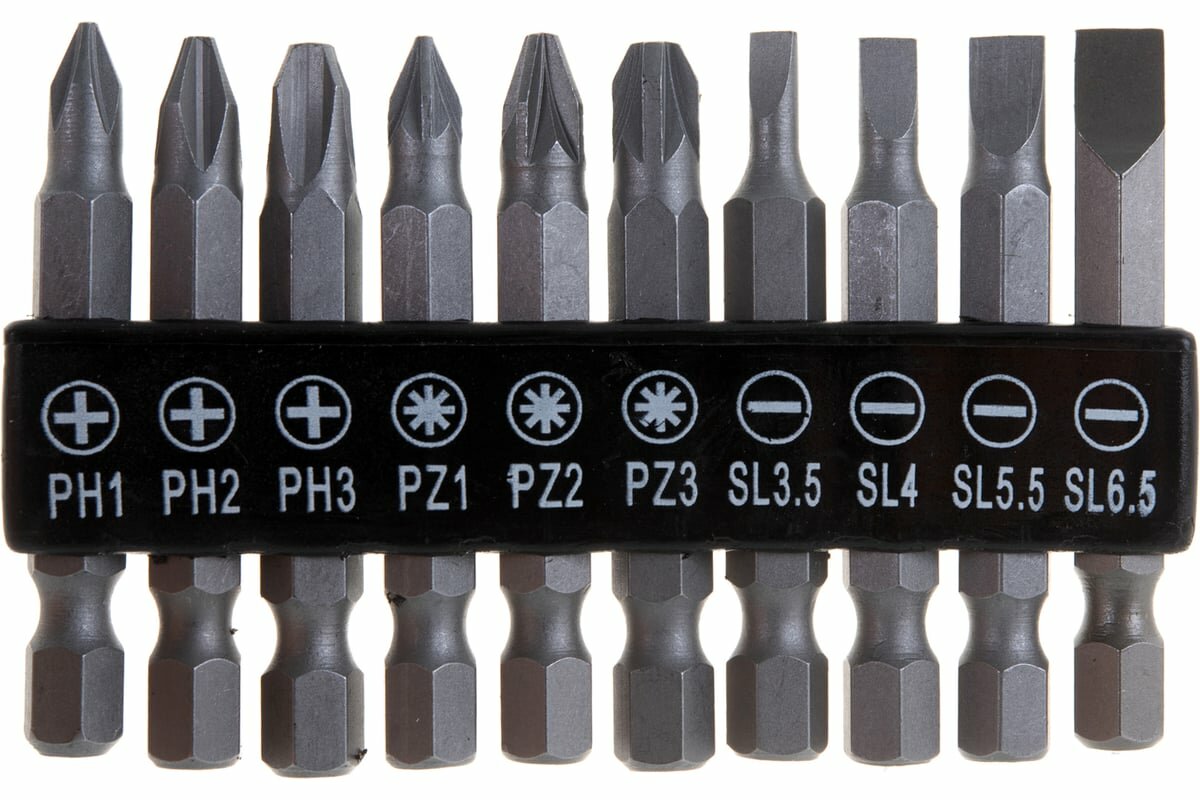 VIRA Набор бит 50 мм 10 предметов 303253 — фото 1