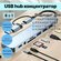 "AOCV USB Type C Hub" - 8-в-1 переходник для USB 3,0 и USB 2,0, U...