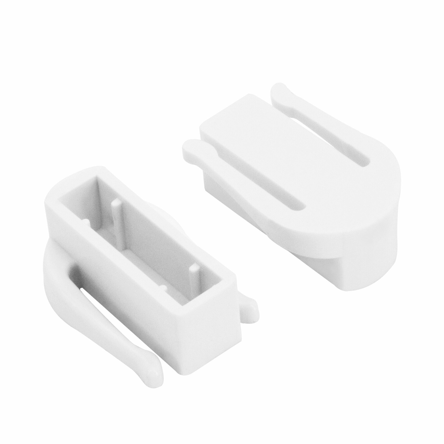 Наконечник Эскар для карниза Мини 210402 2 шт 3х2 см пластик белый