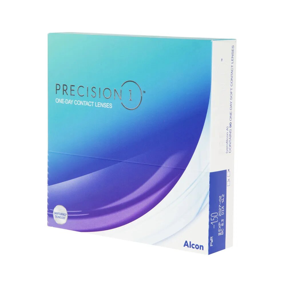 Изображение Однодневные контактные линзы Alcon Precision1 90 pk (BC 8.3; D -2.50)