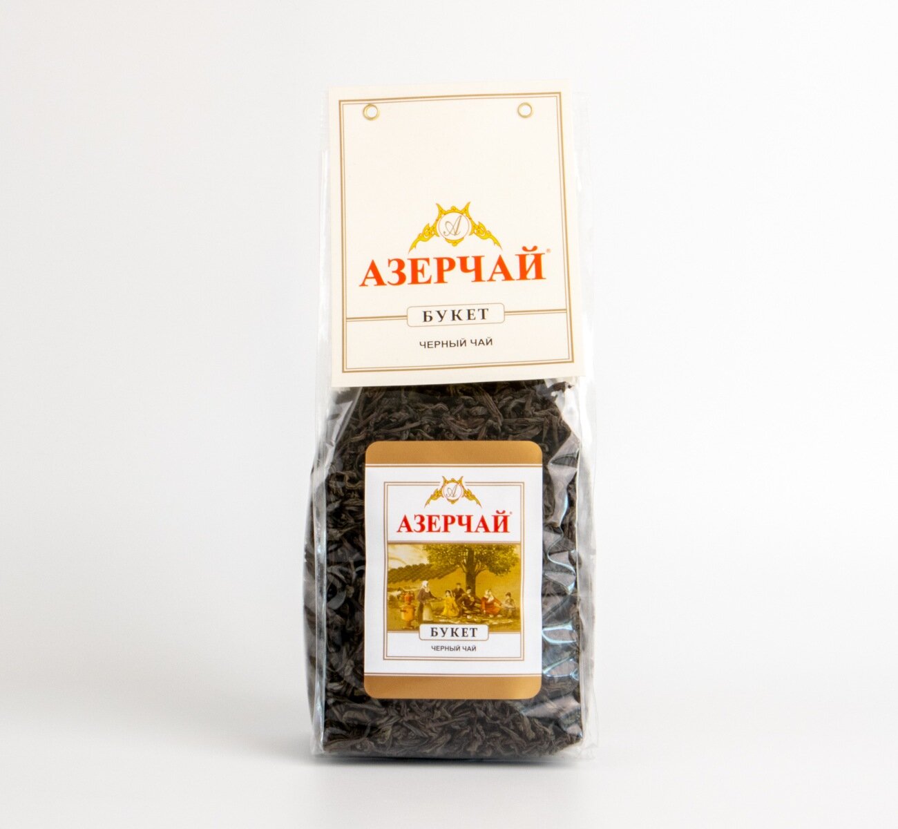 Чай Азерчай Букет черный байховый 200г м/у, крупнолистовой, 2 упаковки