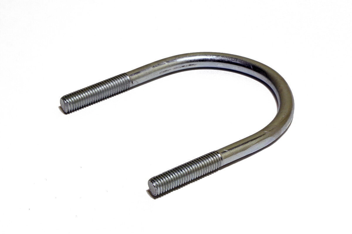 Скоба U-образная оцинкованная сталь W1 VERS - 2"(D50-60*H100) M10 (15 шт.)