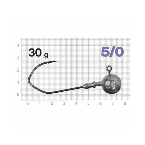 Джиг-головки рыболовные Nautilus CLAW NC-1021 крючок № 5/0, 30гр (3шт)