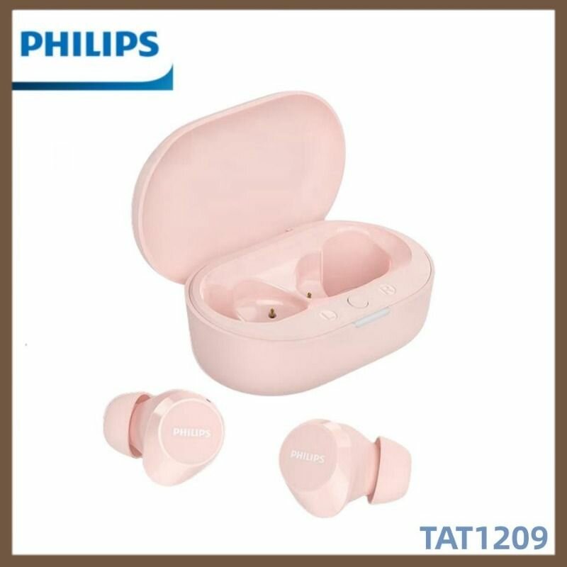 Гарнитура Philips TAT1209, Bluetooth, спортивная беговая водонепроницаемая, шумоподавление при разговоре