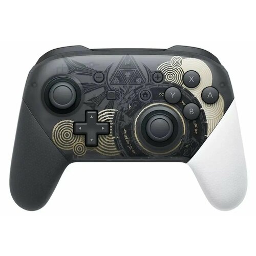 Беспроводной Bluetooth Геймпад Pro Controller для Nintendo Switch черный-белый 5841₽