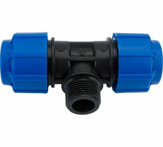 Тройник с наружной резьбой 32*3/4*32 ТПК-Аква 3 шт. — фото 1