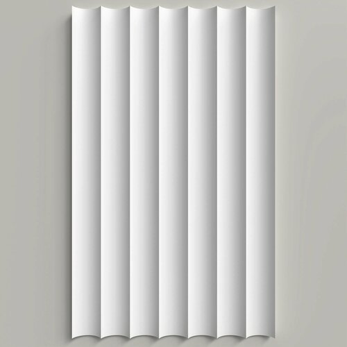 Стеновая панель DD900 ударопрочная под покраску Decor-Dizayn в комплекте 1 шт 241200см 2 метра 4162₽