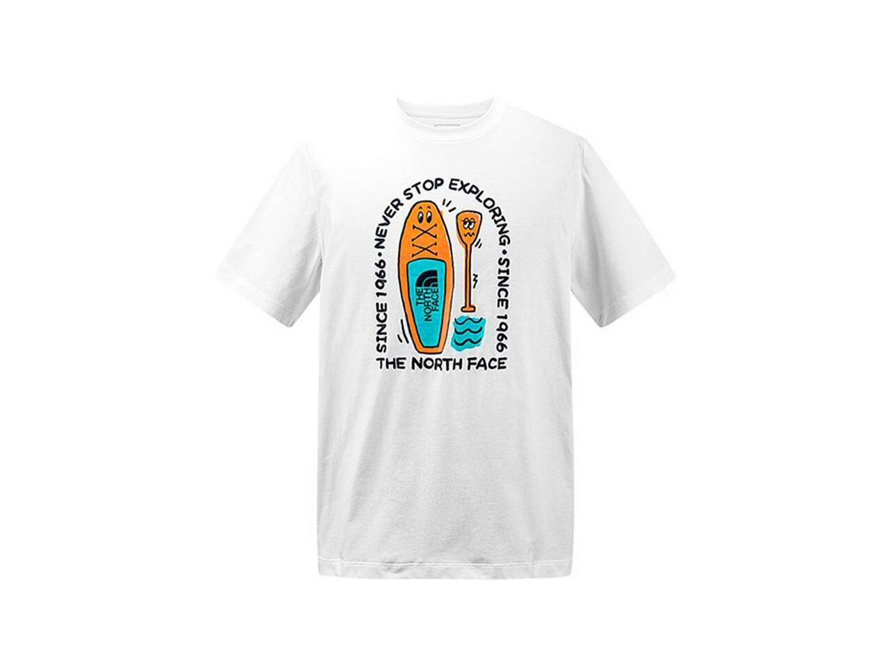 Футболка The North Face, размер M, белый,