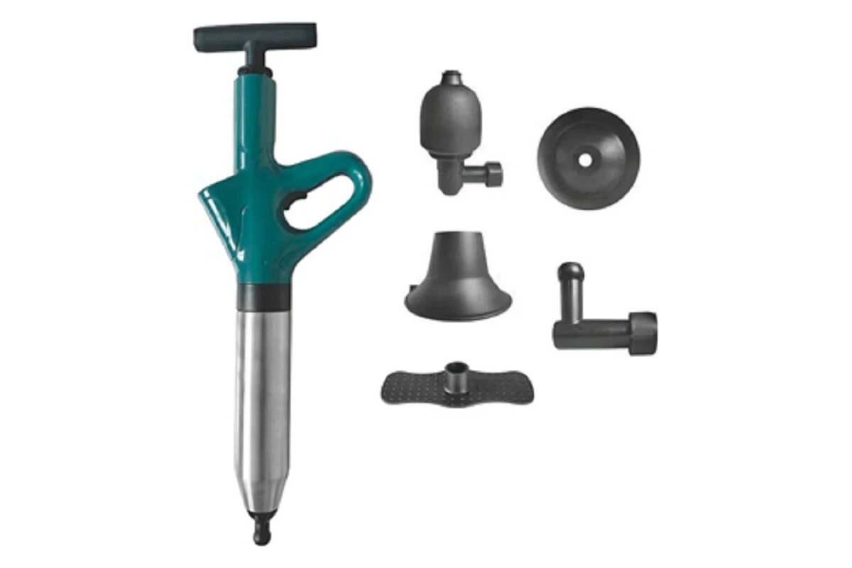 SanTrade Вантуз - плунжер профессиональный высокого давления SM-HX1290/GN (бирюзовый) 7631