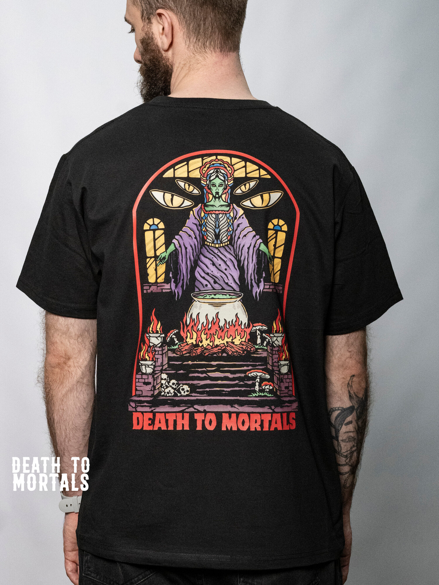Футболка Death to Mortals Green Witch