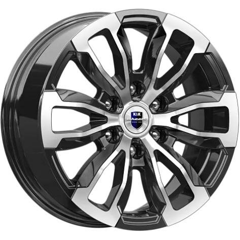 Колесный диск K&K Меконг 7.5x18 6*139.7 ET38 DIA67.1 Алмаз черный