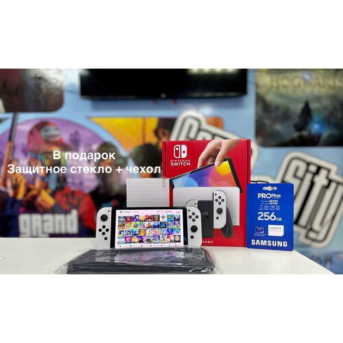 Игровая приставка Nintendo Switch OLED 64 ГБ без игр белый 28191₽