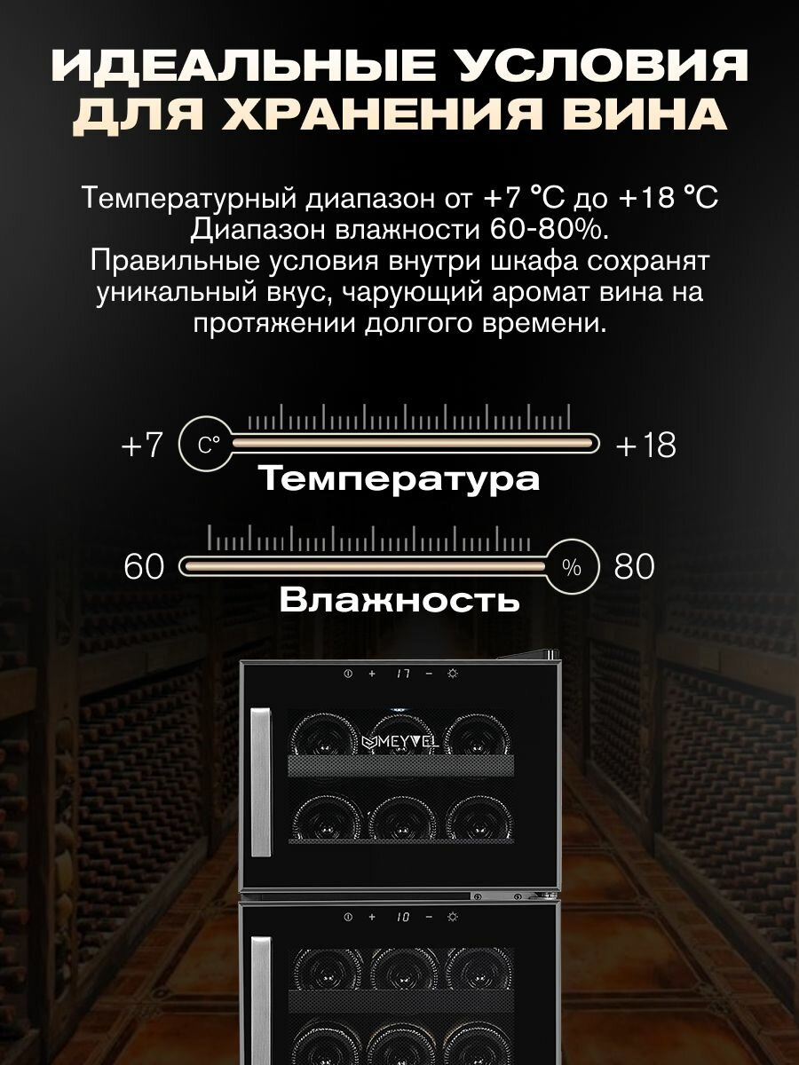 Винный шкаф Meyvel MV21-BF2 (easy) — фото 1