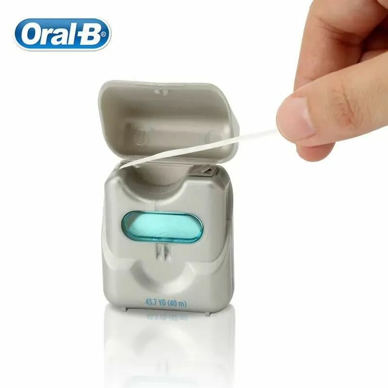 Зубная нить OralB Glide ProHealth нейлон синтетическая шелковистогладкая