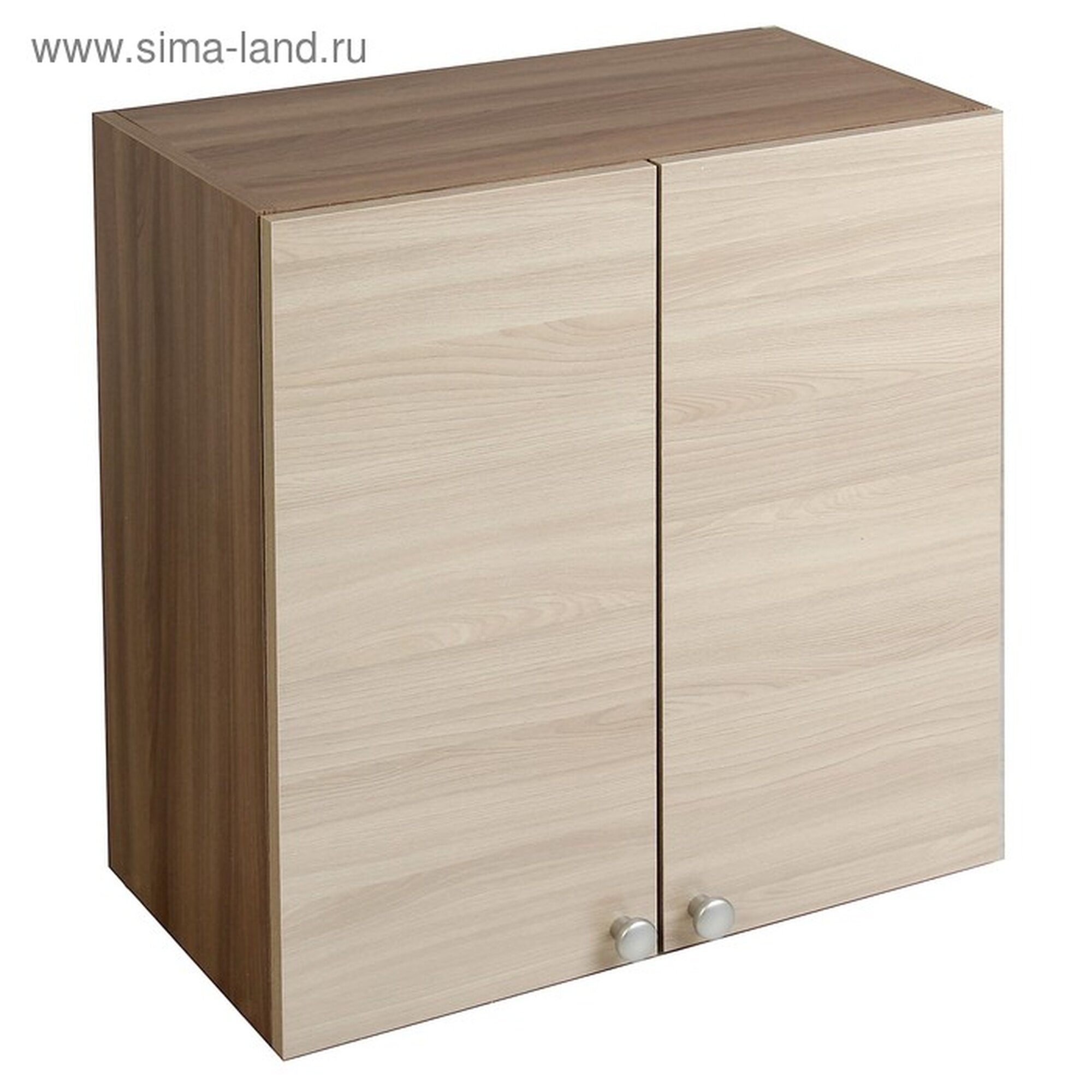 Шкаф навесной 600 × 626 × 290 Ясень шимо темный/Ясень шимо светлый