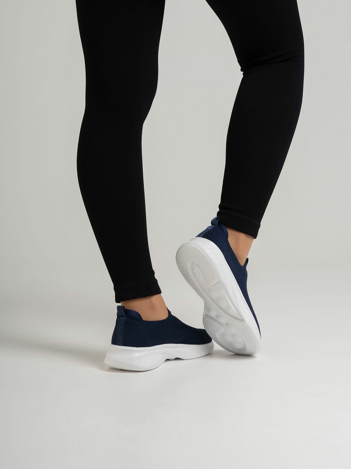 Слипоны kari, размер 37, темно-синий — фото 1