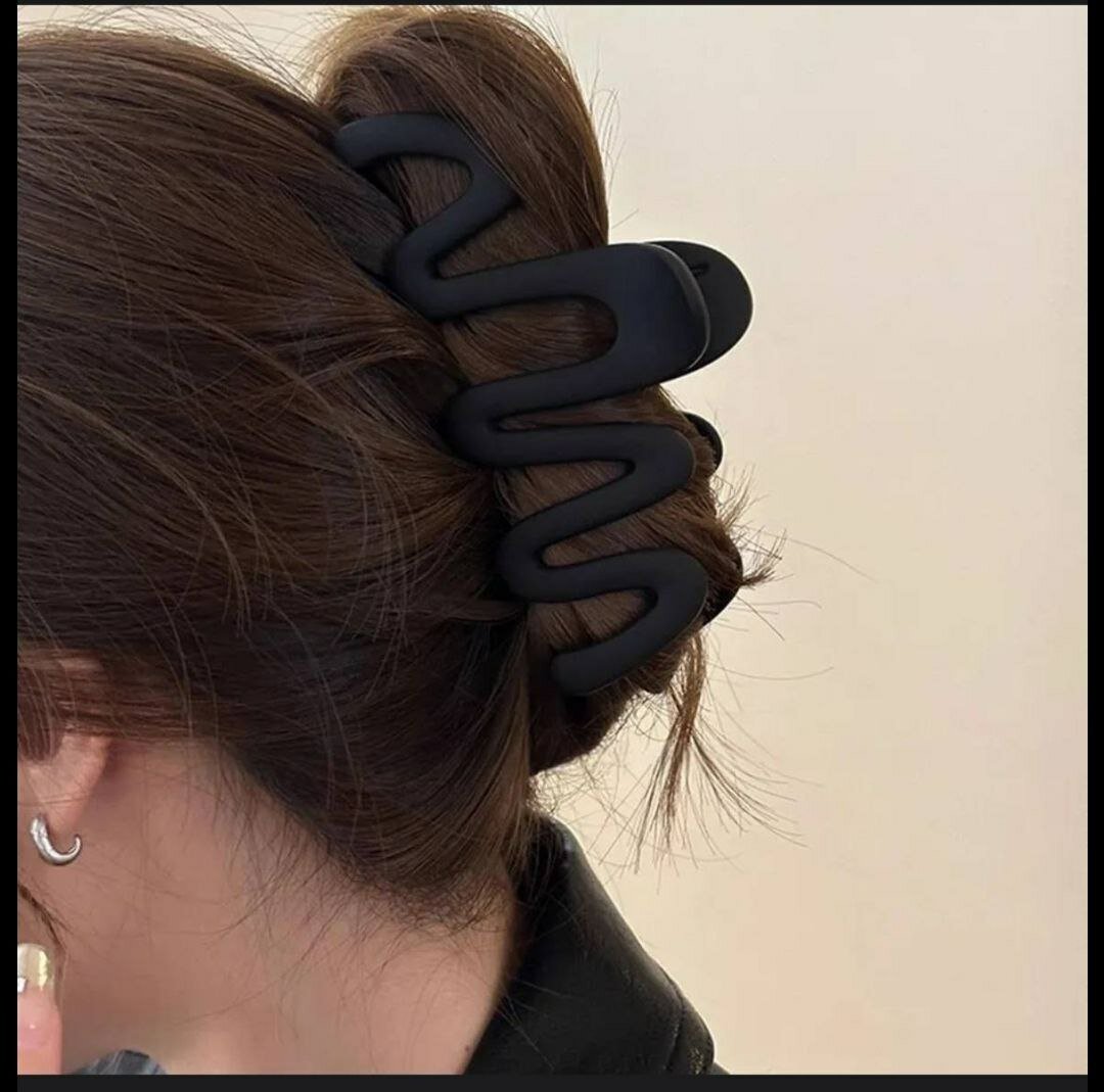 Крабик-заколки для волос женские, универсальные, однотонные и многоцветный, бархатный