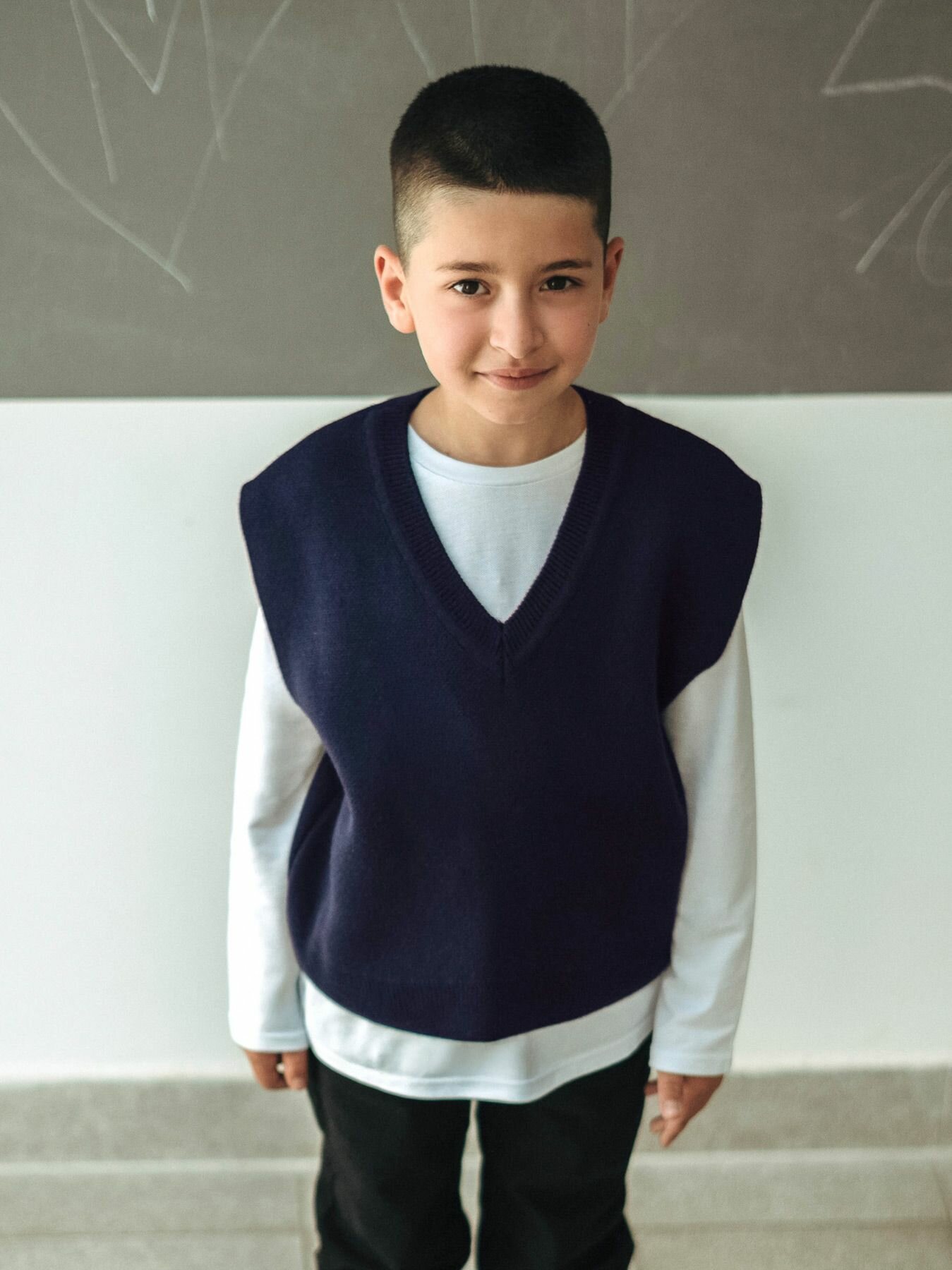 Жилет Bossa Nova, размер р.158, темно-синий — фото 1