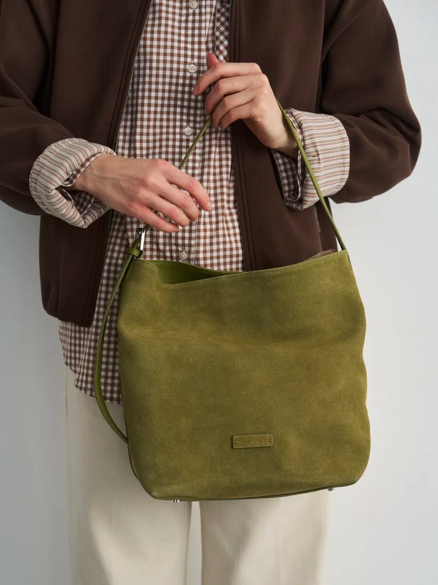 Сумка шоппер LeVertige, зеленый — фото 1