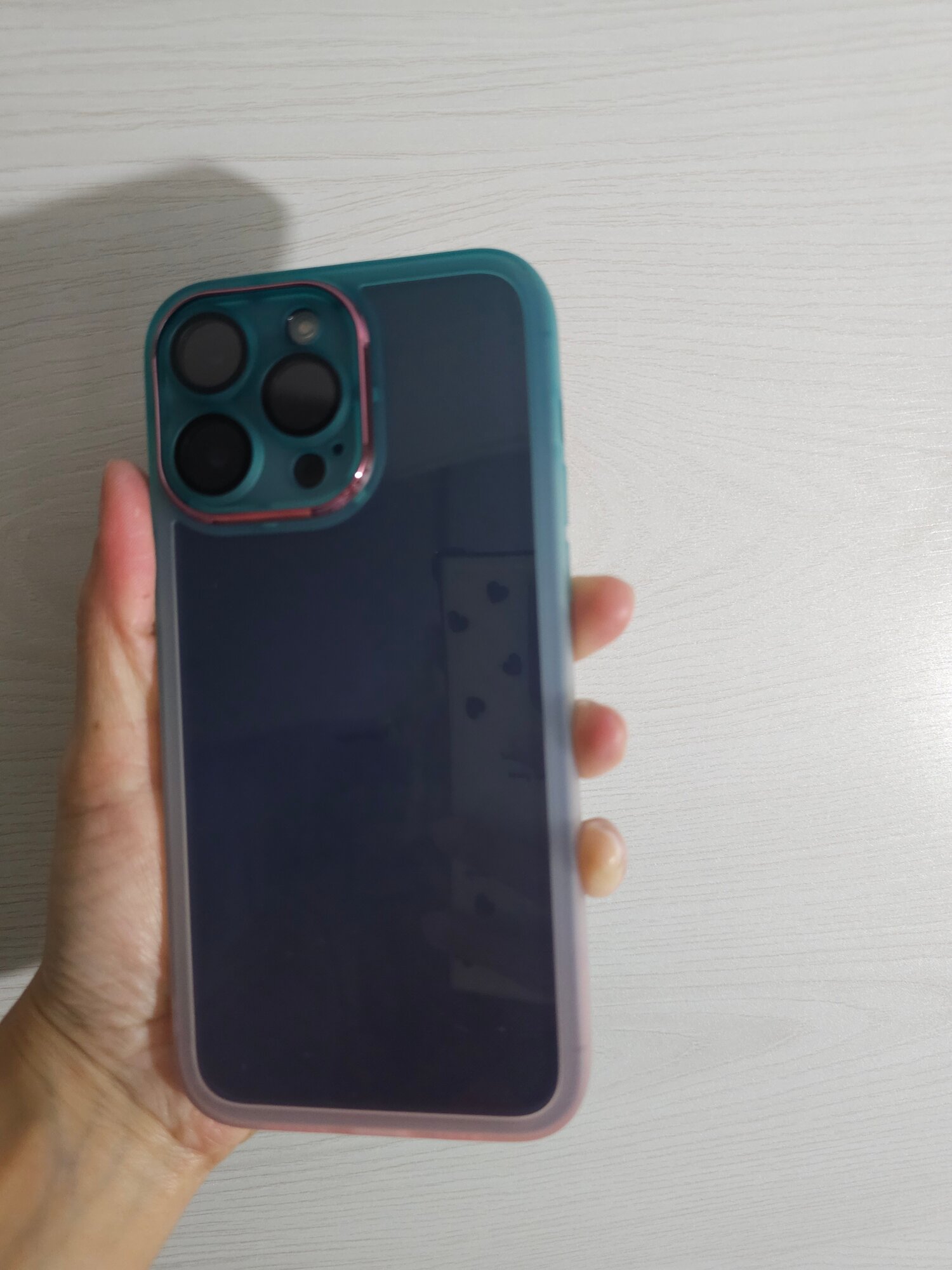 Чехол на iPhone 14 Pro Max "Soft Touch", силикон, прозрачный, ударопрочный, голубой