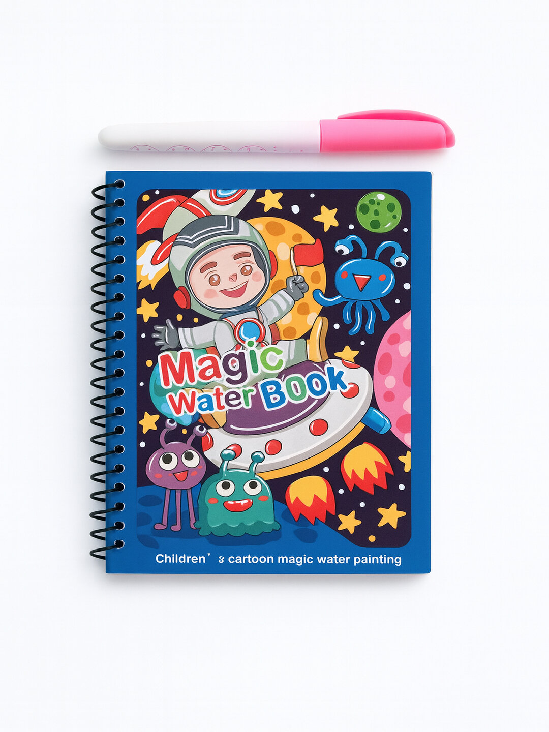 Книга-раскраска Magic Water Book, водная, для развития логики