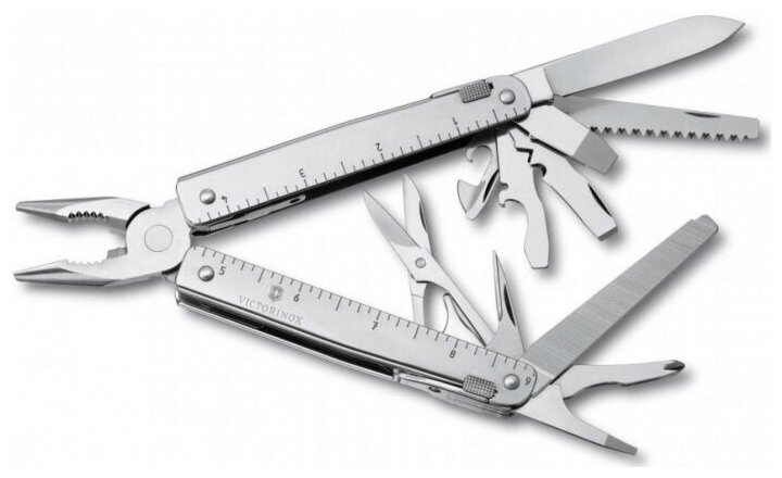 Мультитул Victorinox SwissTool X Plus Ratchet (3.0339.L) 115мм 40функций серебристый карт.коробка - фото №11