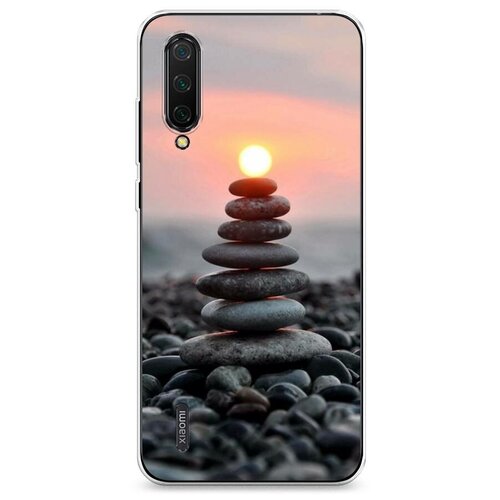 фото Силиконовый чехол "закат 6" на xiaomi mi a3 lite / сяоми ми а3 лайт case place