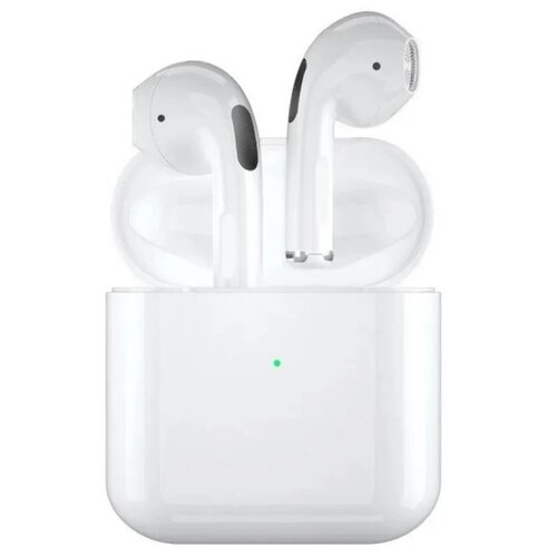 Беспроводные наушники для Андроид и Айфона Pro4 вкладыши air bluetooth гарнитура блютуз наушники беспроводные с микрофоном 129900₽