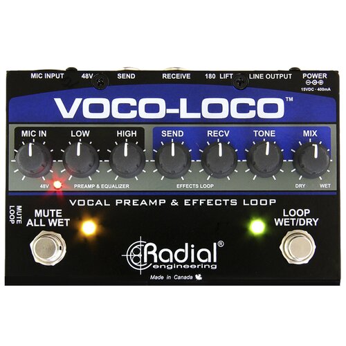 Микрофонный предусилитель Radial Voco-Loco