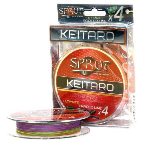 Леска плетеная SPRUT Keitaro Ultimate X 4 Multicolor 0.25 140м