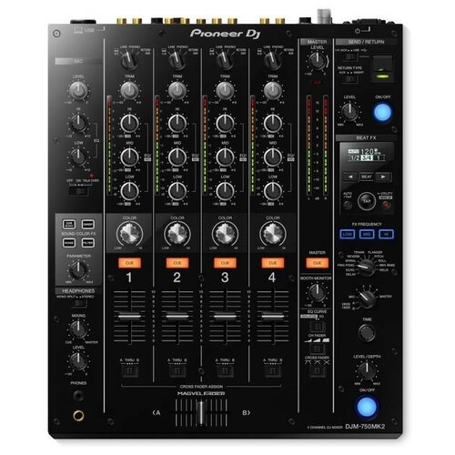 Микшерный пульт Pioneer DJM-750MK2 музыкальный пульт pioneer микшерный пульт ddj xp2 для начинающих диджеев