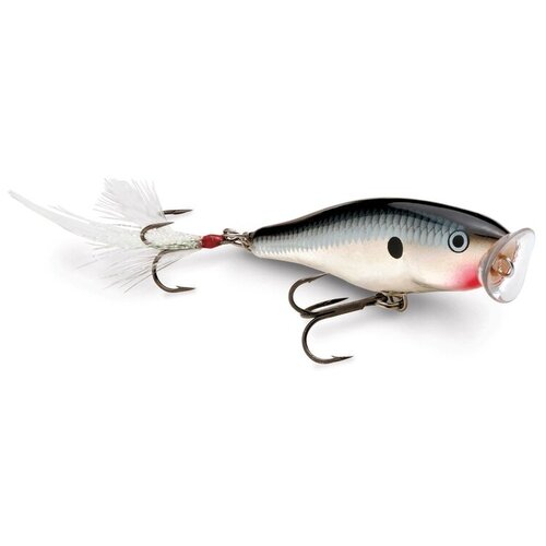 воблер для рыбалки rapala skitter pop 09 9см 14гр цвет ft плавающий Воблер RAPALA Skitter Pop 09 CH