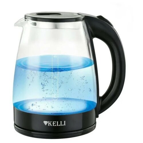 Чайник чайник электрический чайник стеклянный 18л 2200 Вт поворот корпуса 360 световой индикатор мерная шкала защита от перегрева 147000₽