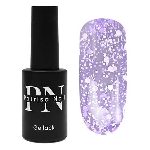 Гель-лак для ногтей Patrisa Nail Гель-лак Jelly №202 с конфетти, 8 мл patrisa nail гель лак night flash magnetic 3 5 мл wild night