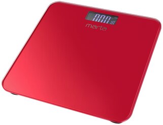 MARTA MT-1684 бордовый гранат LCD весы напольные диагностические, умные с Bluetooth