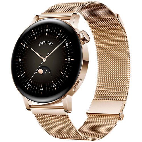 Смарт часы Huawei Watch GT 3 Elegant 42mm (MIL-B19) Gold/Золотистый